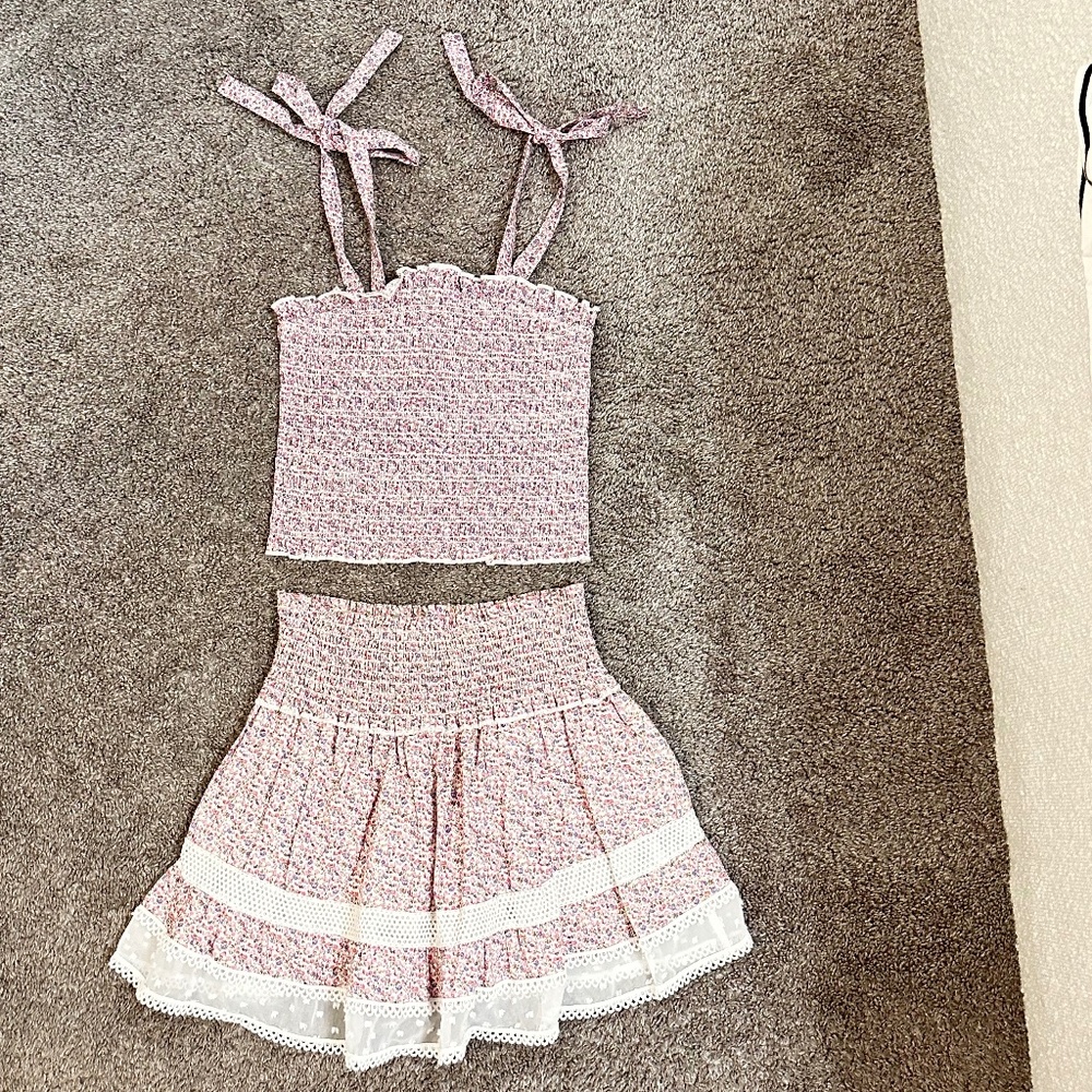 Katie J Girls Matching Skirt Top